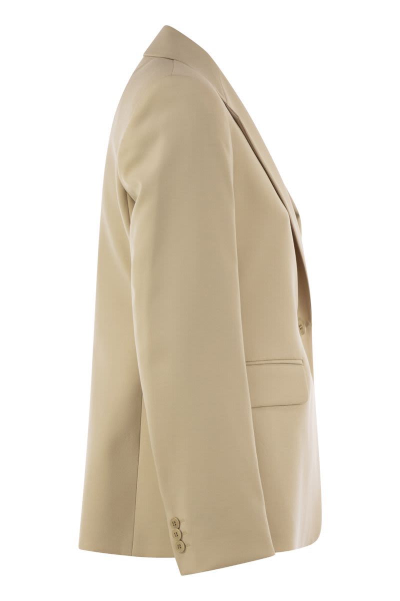 WEEKEND MAX MARA Natural Stretch Wool Blazer - Women