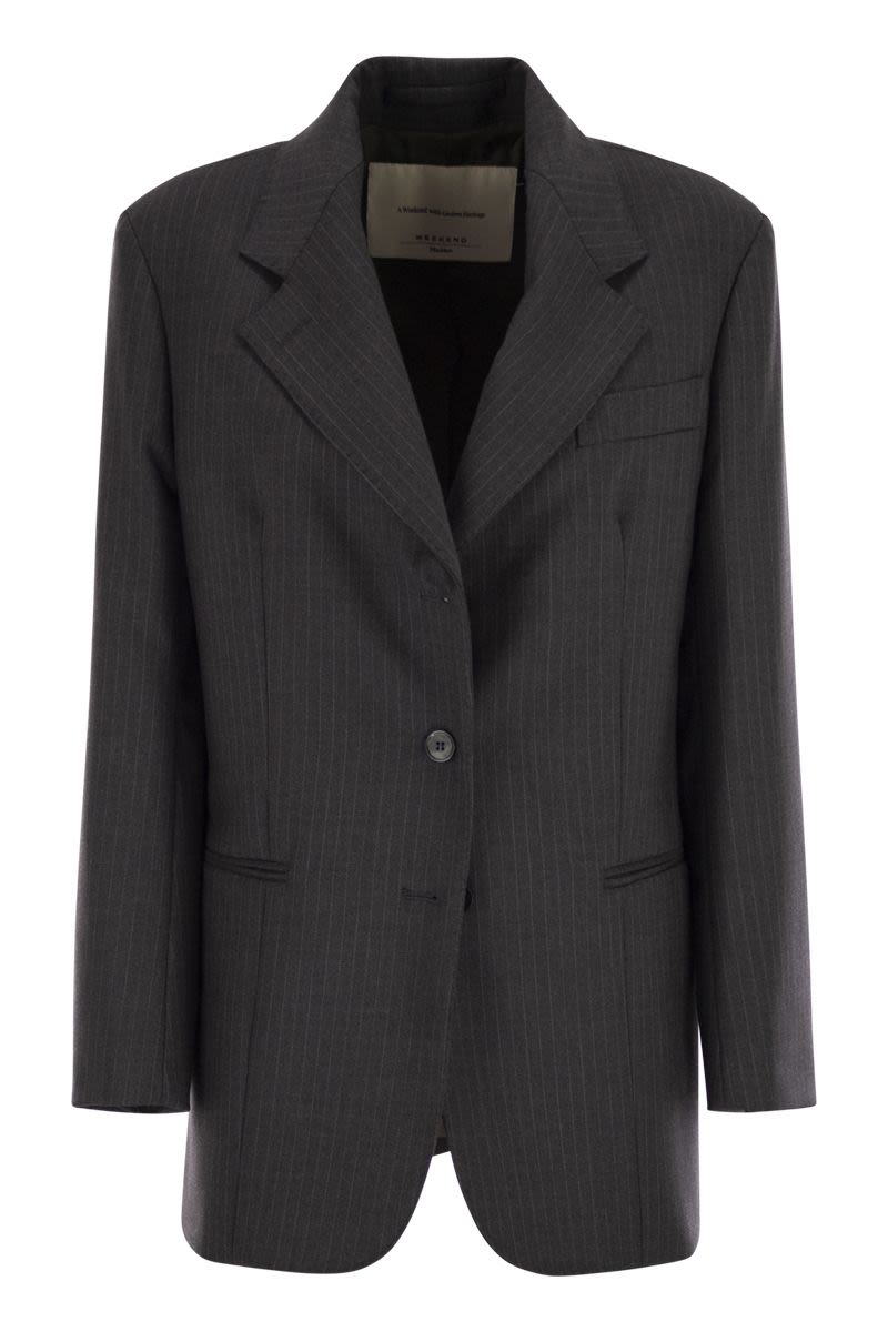 WEEKEND MAX MARA Relaxed Tailored Wool Blazer