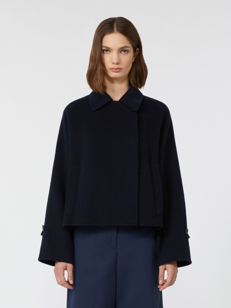 WEEKEND MAX MARA Wool Drap Crop Jacket - Women's Mini