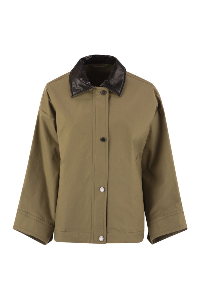 WEEKEND MAX MARA Water-Repellent Cotton Jacket for Women