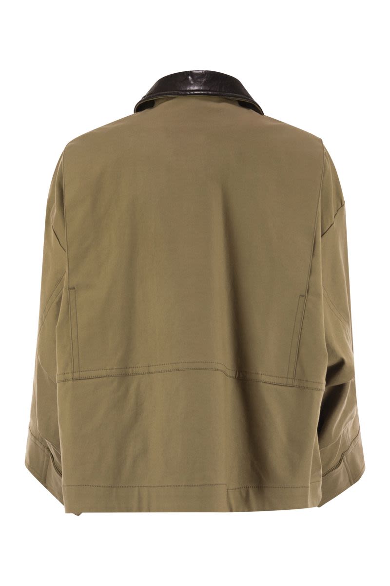 WEEKEND MAX MARA Water-Repellent Cotton Jacket for Women