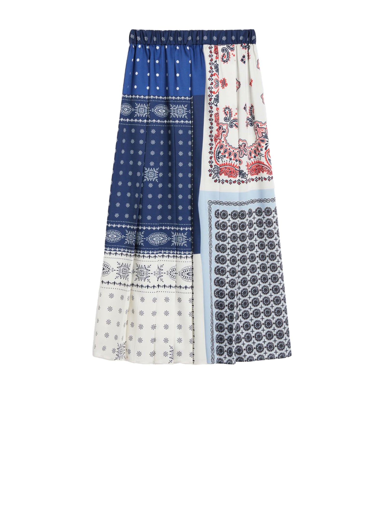 WEEKEND MAX MARA Long Skirt with Bandana Motif