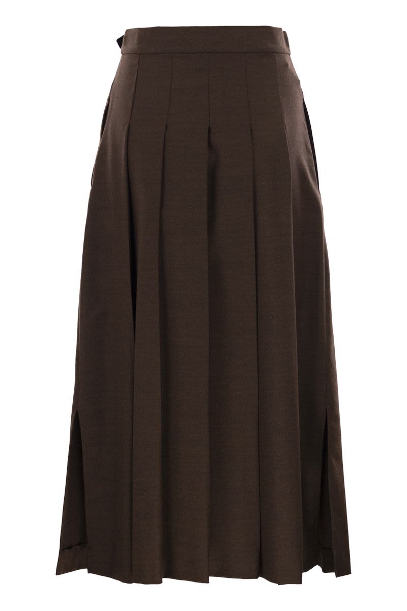 WEEKEND MAX MARA Wool Wrap Skirt