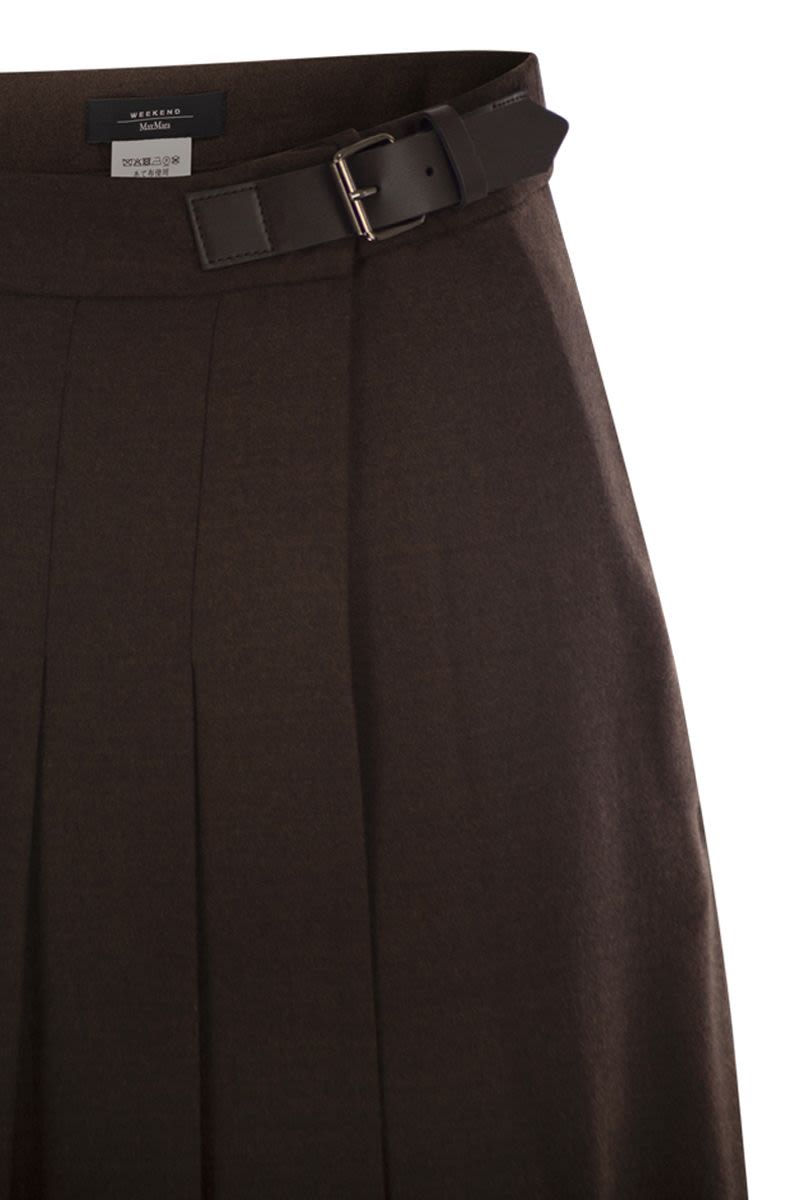WEEKEND MAX MARA Wool Wrap Skirt
