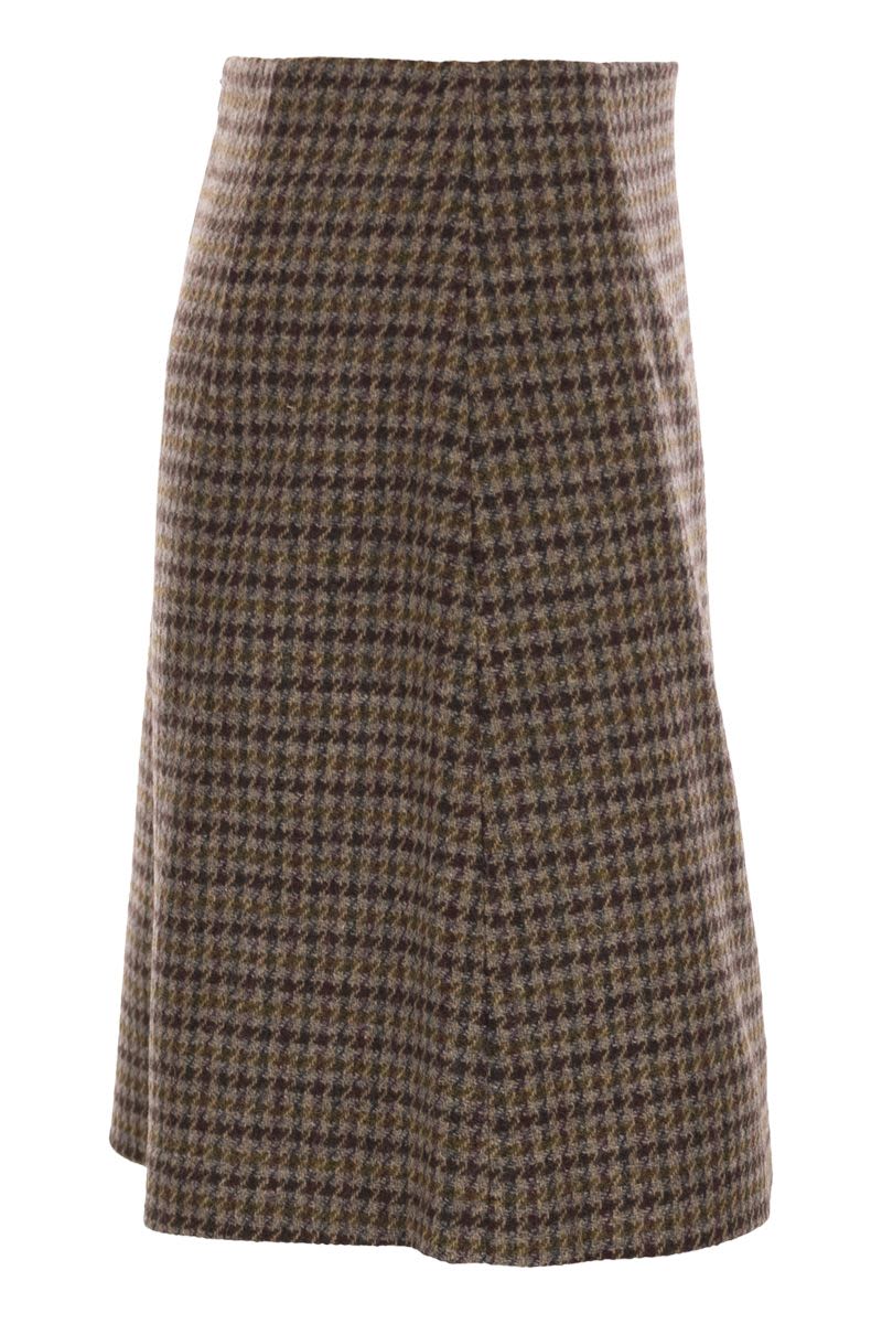 WEEKEND MAX MARA Mini Prince of Wales Wool Skirt