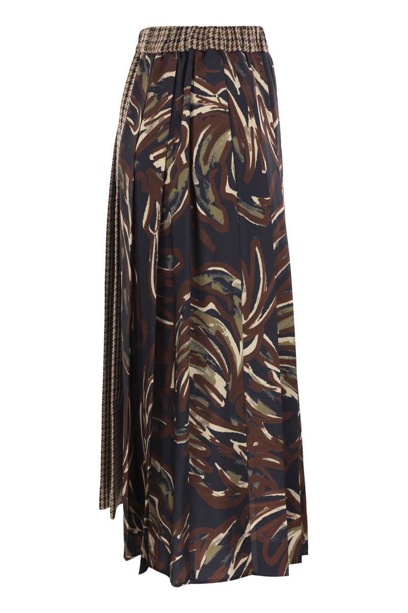 WEEKEND MAX MARA Pleated Wool Midi Skirt