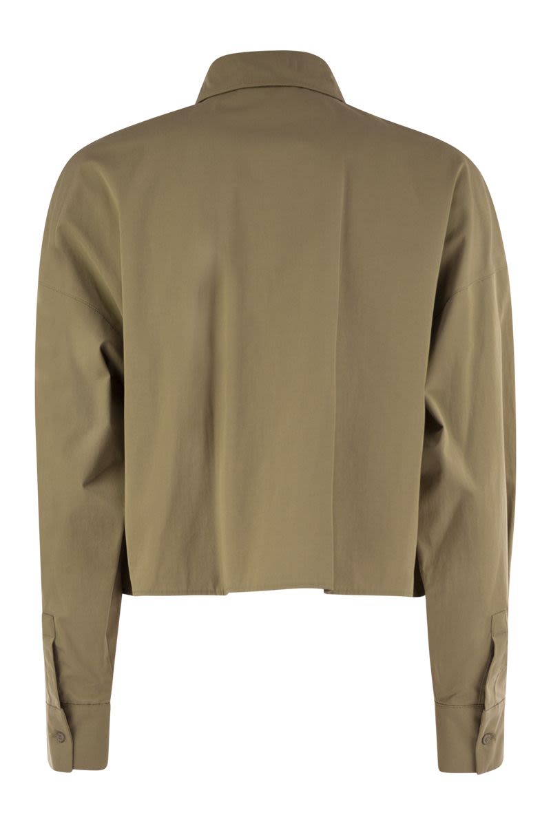 WEEKEND MAX MARA Heavyweight Cotton Boxy Shirt