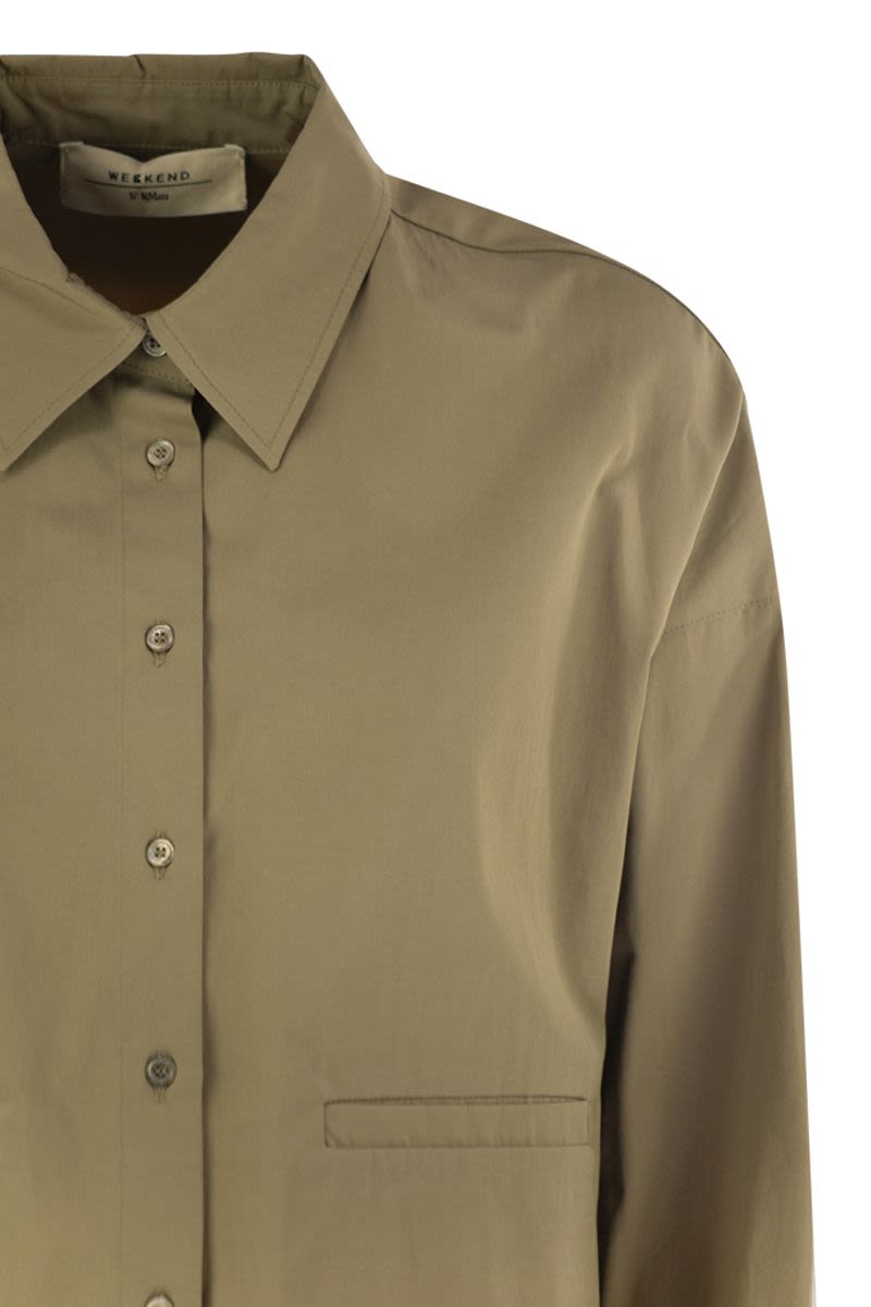 WEEKEND MAX MARA Heavyweight Cotton Boxy Shirt