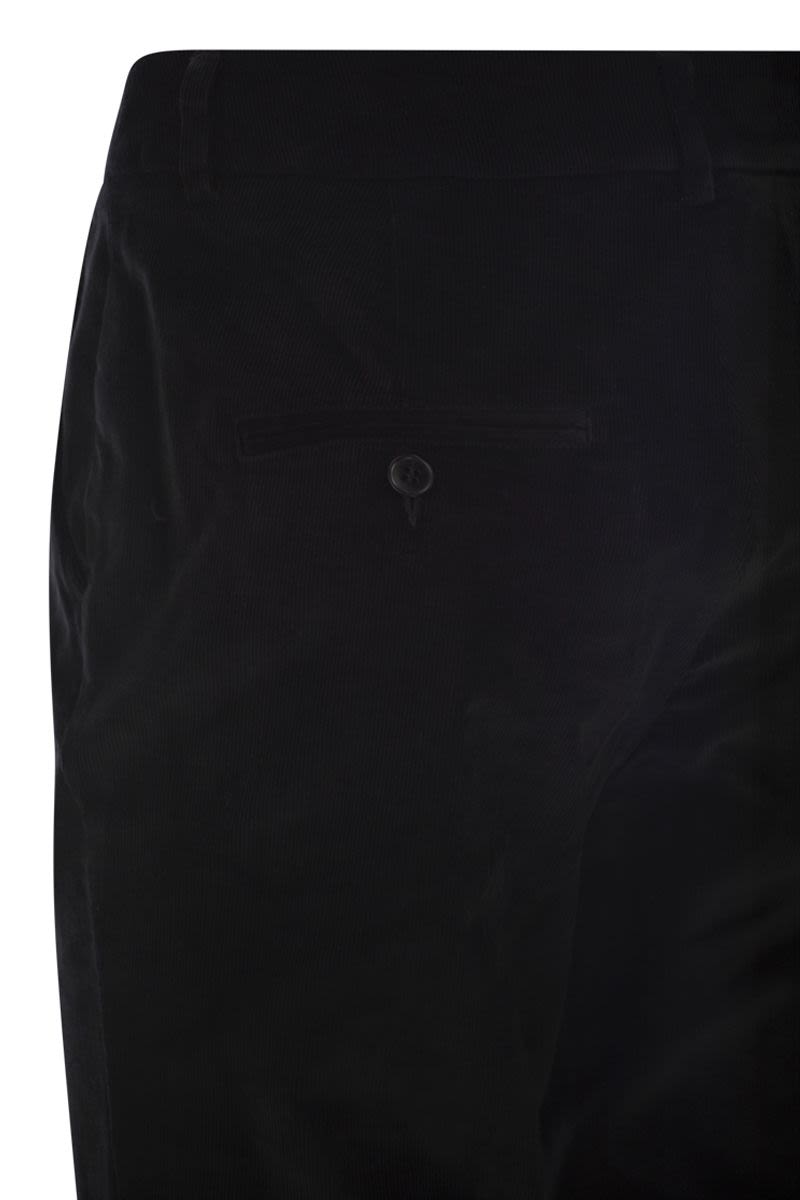 WEEKEND MAX MARA Ankle-Length Cotton Velvet Trousers