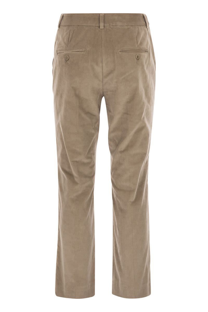 WEEKEND MAX MARA Ankle-Length Cotton Velvet Trousers