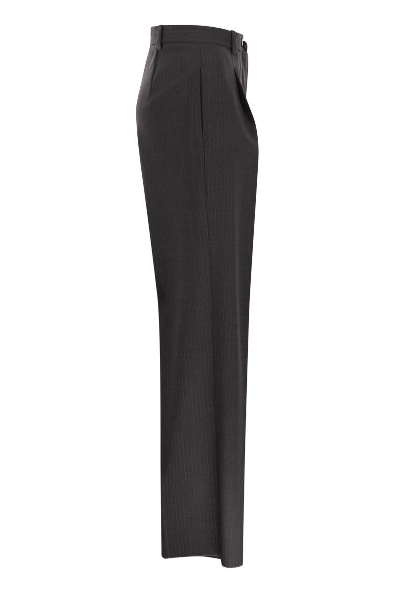 WEEKEND MAX MARA Chic Virgin Wool Straight-Leg Trousers