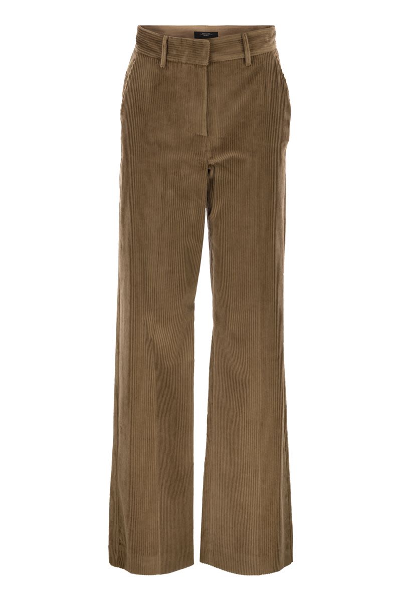 WEEKEND MAX MARA Wide-Leg Corduroy Trousers