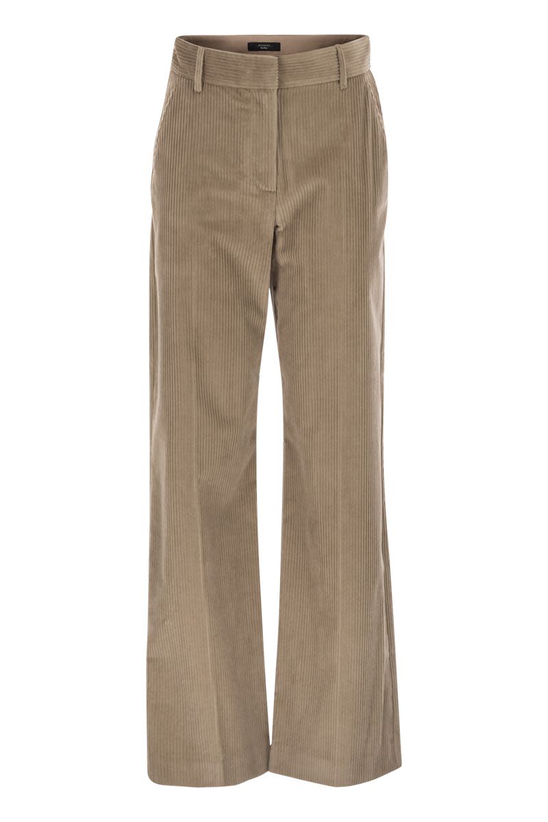 WEEKEND MAX MARA Wide-Leg Corduroy Trousers