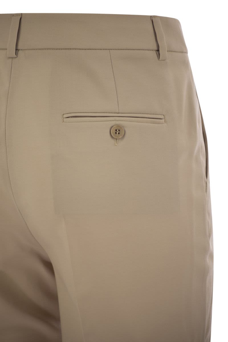 WEEKEND MAX MARA Women's Ankle-Length Wool Cigarette Trousers