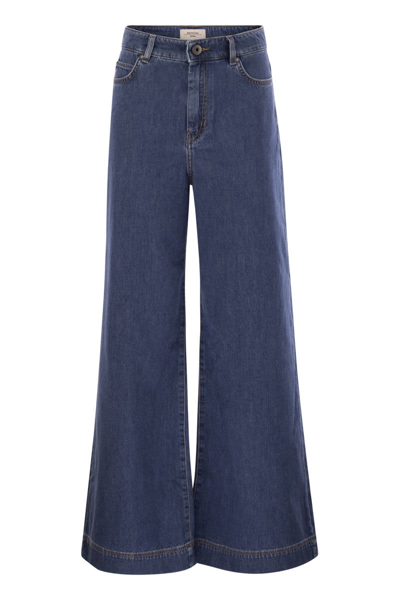 WEEKEND MAX MARA Cropped Wide-Leg Jeans