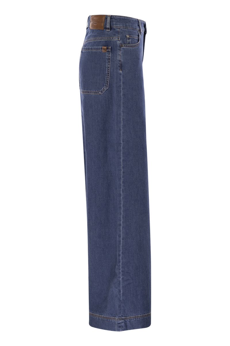 WEEKEND MAX MARA Cropped Wide-Leg Jeans