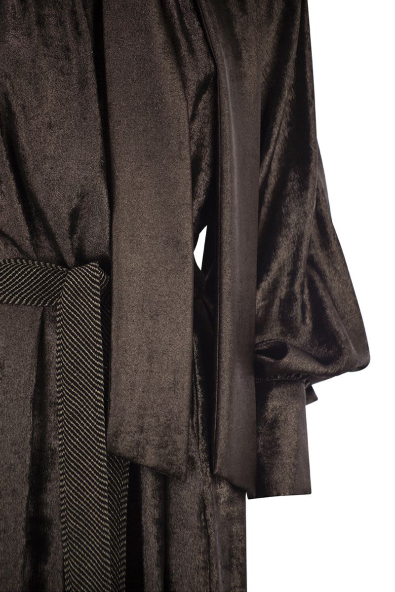 WEEKEND MAX MARA Mini Laminated Chiffon Dress