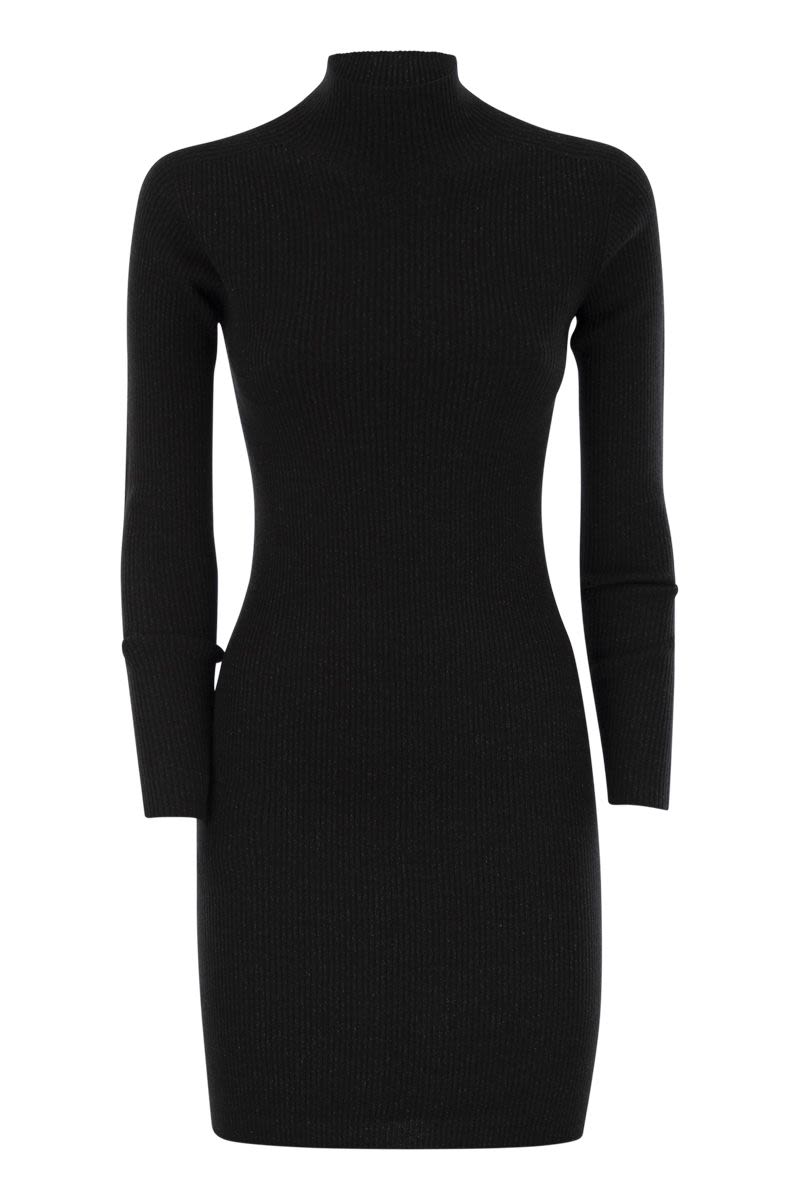 WEEKEND MAX MARA Wool and Lurex Mini Dress