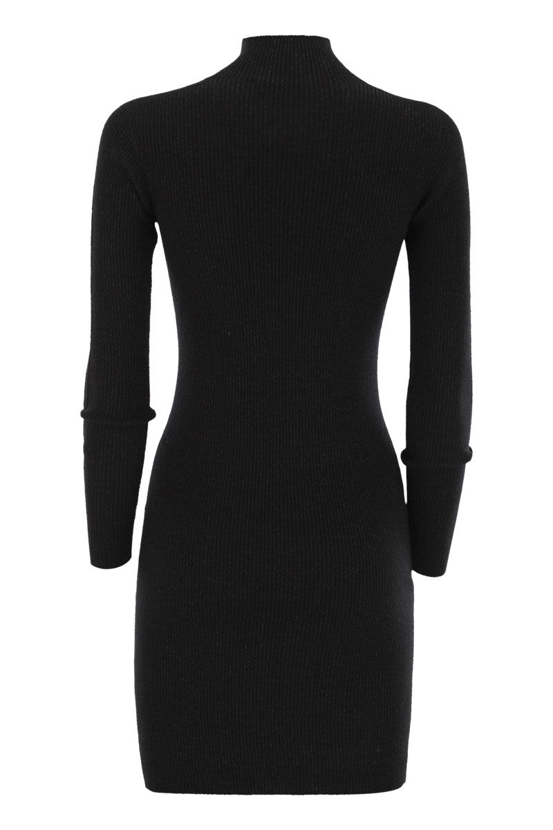 WEEKEND MAX MARA Wool and Lurex Mini Dress