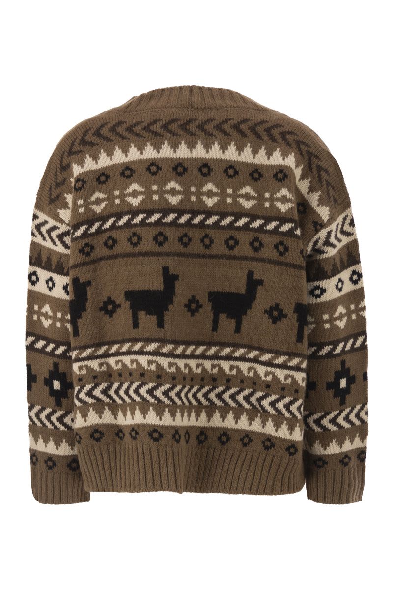 WEEKEND MAX MARA Oversized Jacquard Cardigan for Women