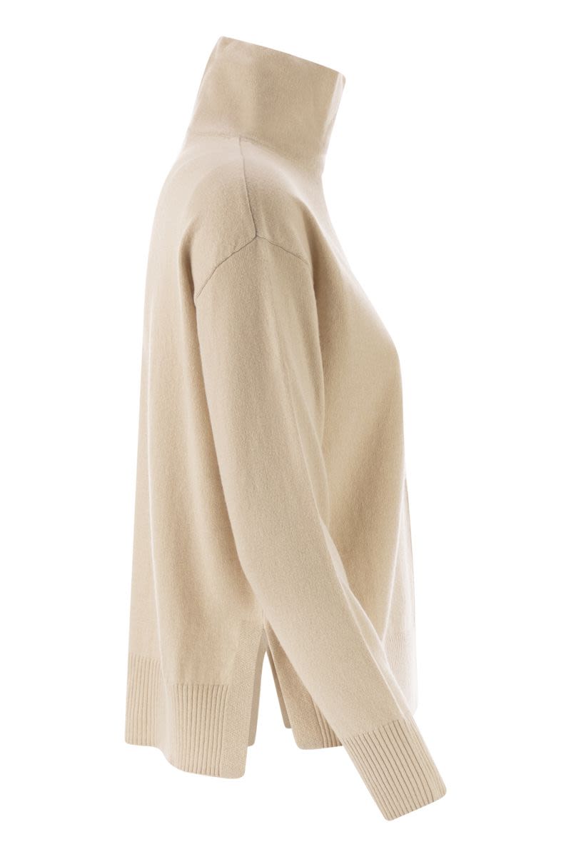 WEEKEND MAX MARA Crater Neckline Wool and Cashmere Jumper