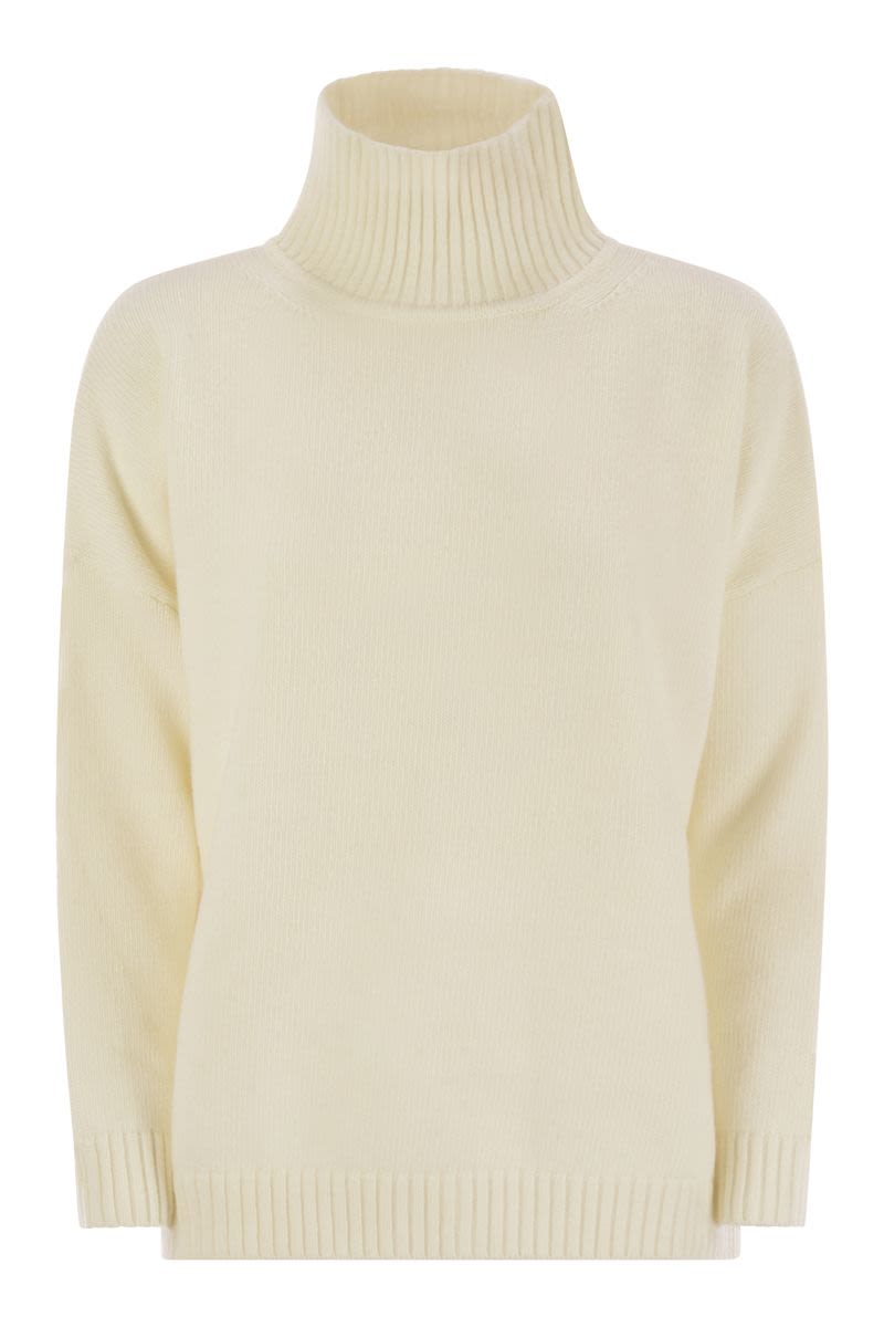 WEEKEND MAX MARA Oversized Wool Turtleneck Sweater