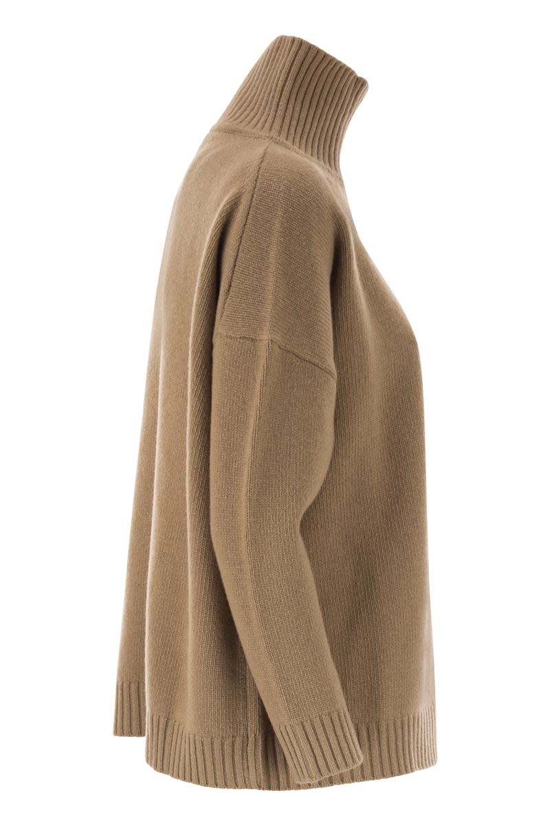 WEEKEND MAX MARA Oversized Wool Turtleneck Sweater