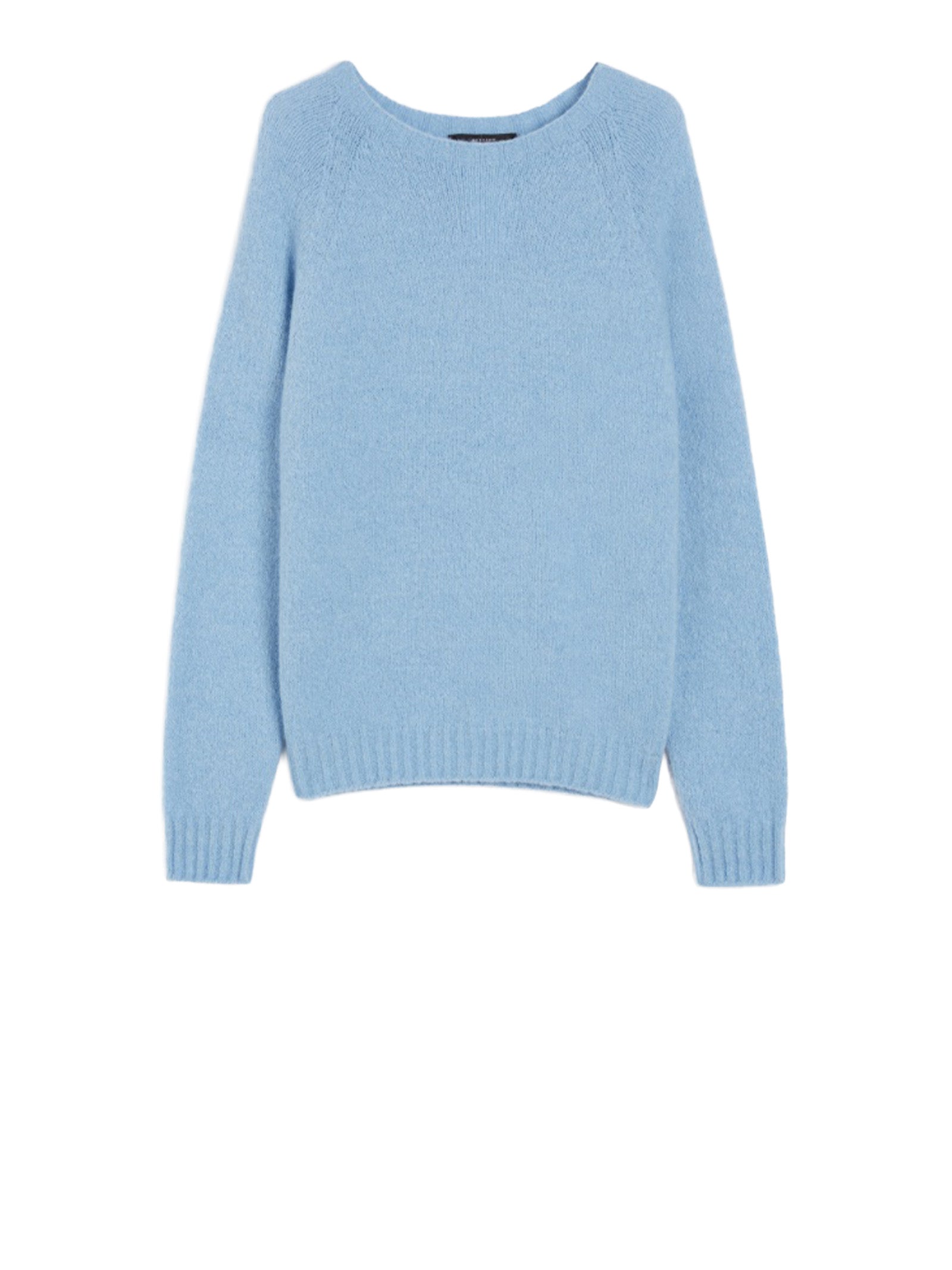 WEEKEND MAX MARA Sleek Long Sleeve Sweater in Alpaca and Cotton Blend