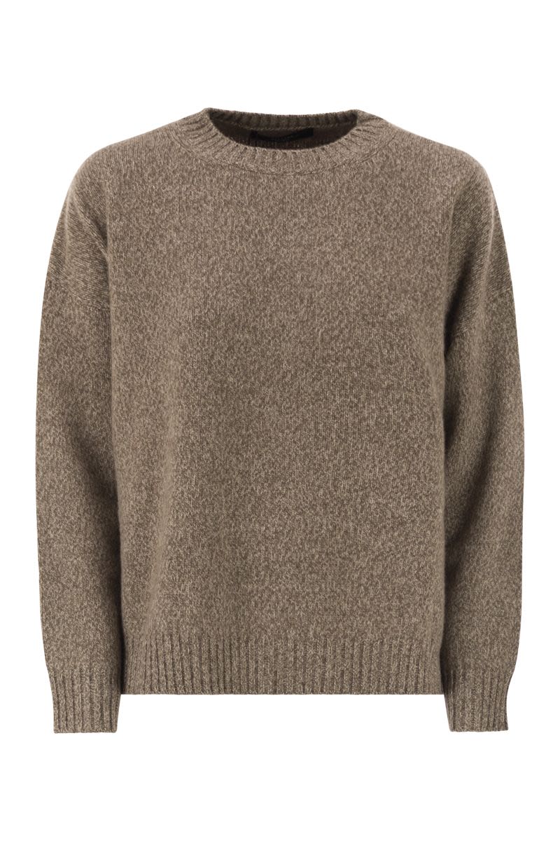 WEEKEND MAX MARA Oversized Crew Neck Wool Jumper