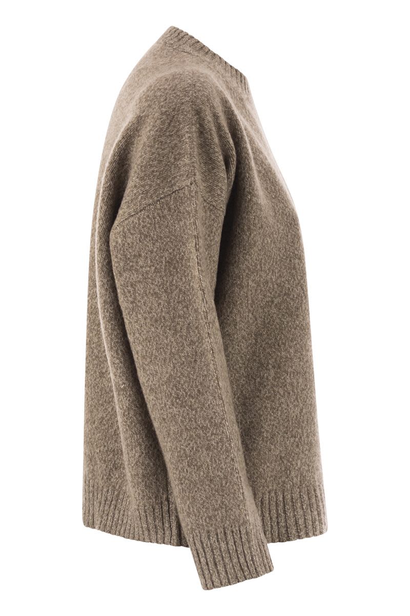 WEEKEND MAX MARA Oversized Crew Neck Wool Jumper