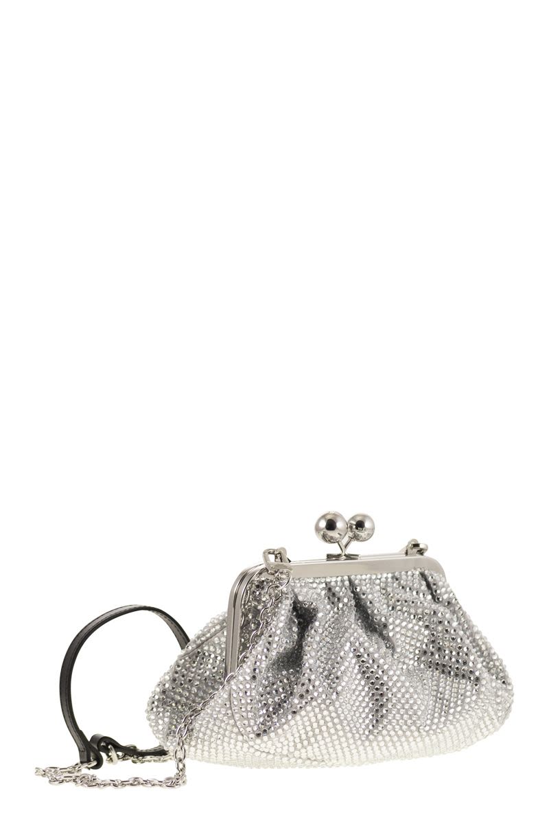 WEEKEND MAX MARA Mini Satin and Rhinestone Handbag