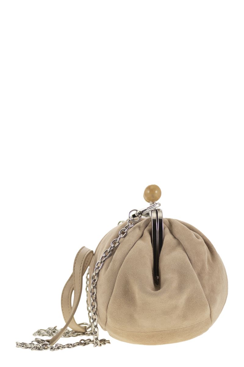WEEKEND MAX MARA Mini Suede Pasticcino Handbag - The Perfect Everyday Clutch