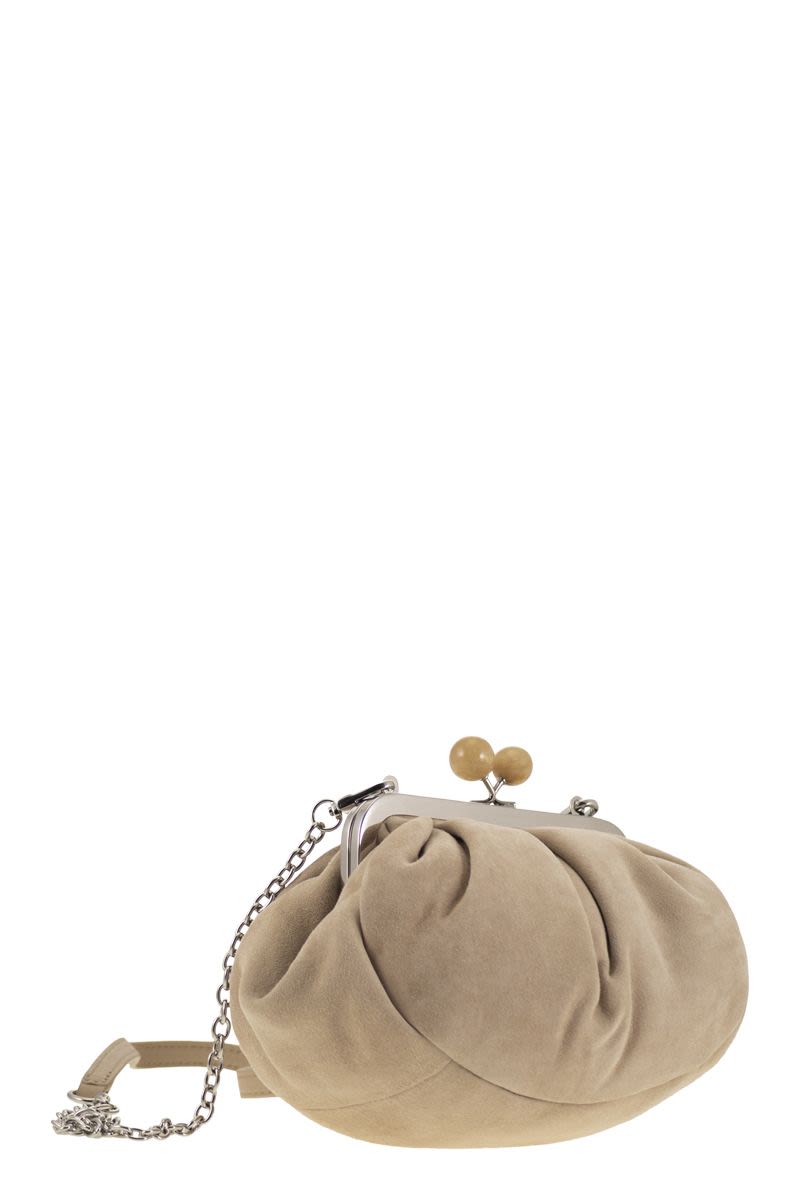 WEEKEND MAX MARA Mini Suede Pasticcino Handbag - The Perfect Everyday Clutch