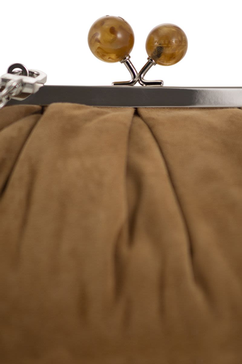 WEEKEND MAX MARA Mini Suede Clutch Handbag