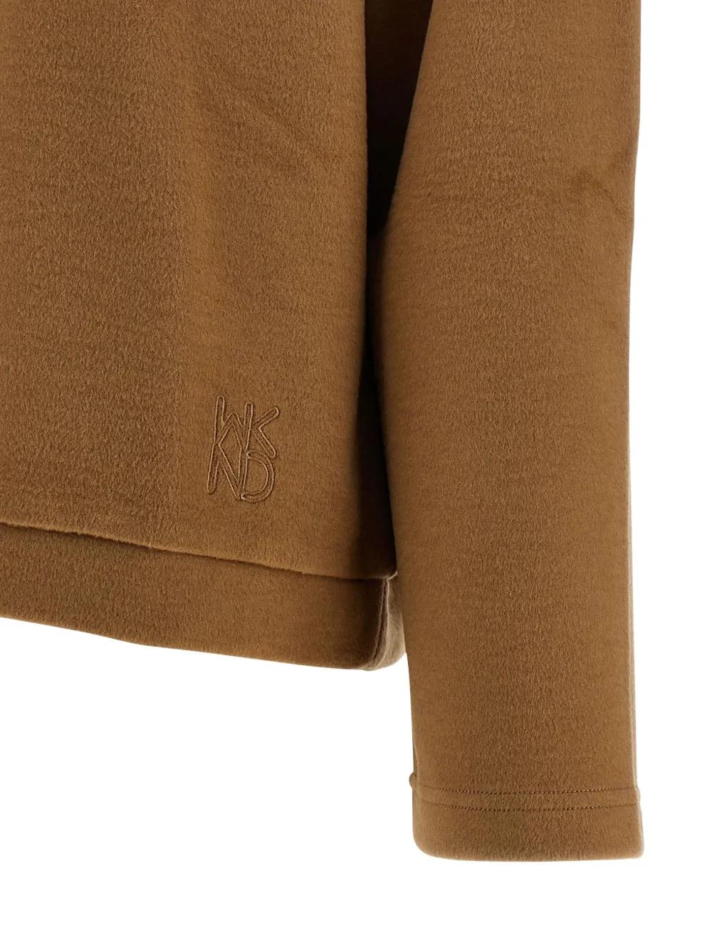 WEEKEND MAX MARA Relaxed Fit Draped Hoodie Sweatshirt