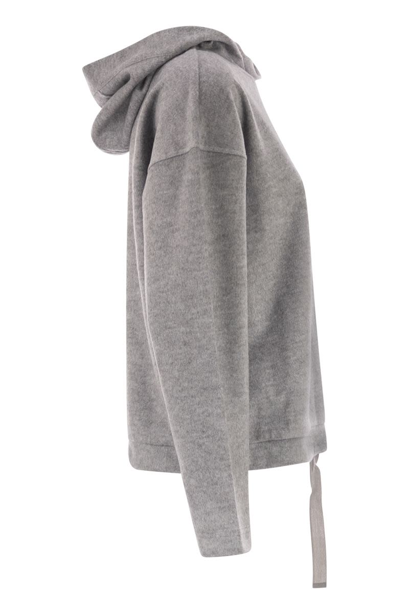 WEEKEND MAX MARA Casual Draped Hoodie T-Shirt - Relaxed Fit