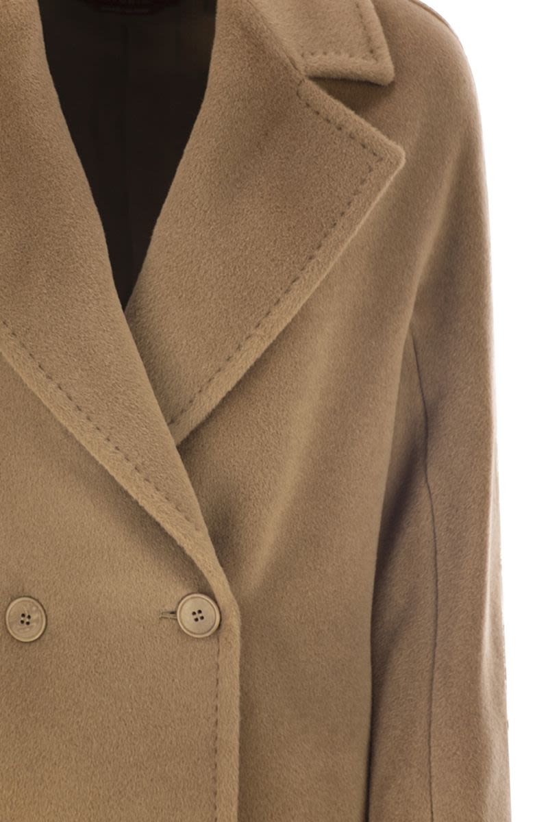 MAX MARA Double-Breasted Alpaca and Virgin Wool Jacket