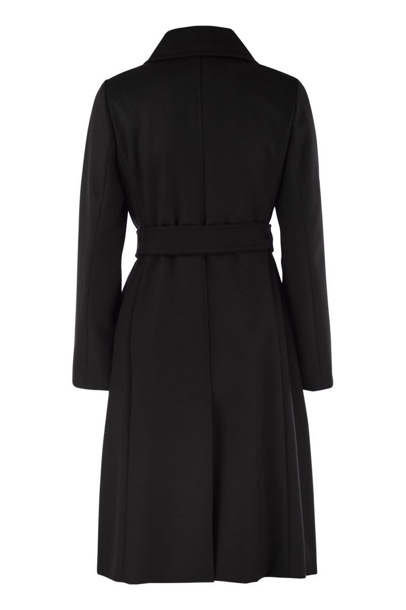 MAX MARA STUDIO 2-in-1 Collar Wool Jacket - Size 38