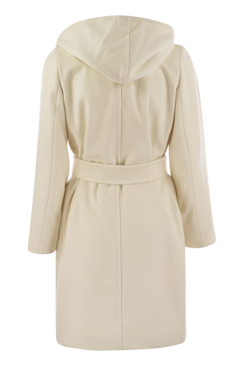 MAX MARA Mini Hooded Wool Jacket