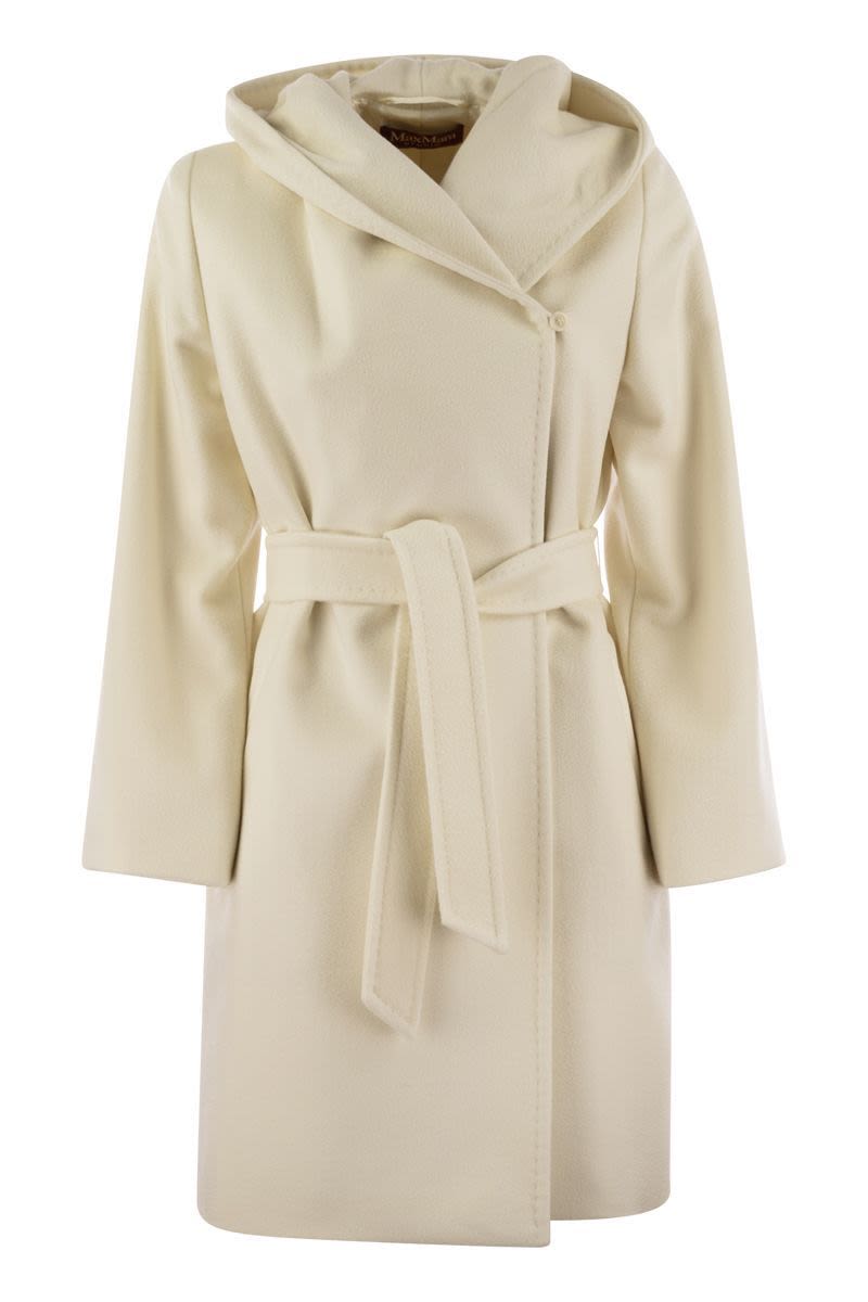 MAX MARA Mini Hooded Wool Jacket