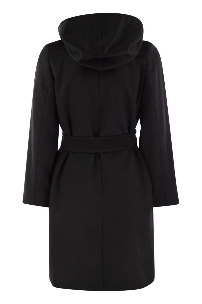 MAX MARA Mini Wool Hooded Jacket