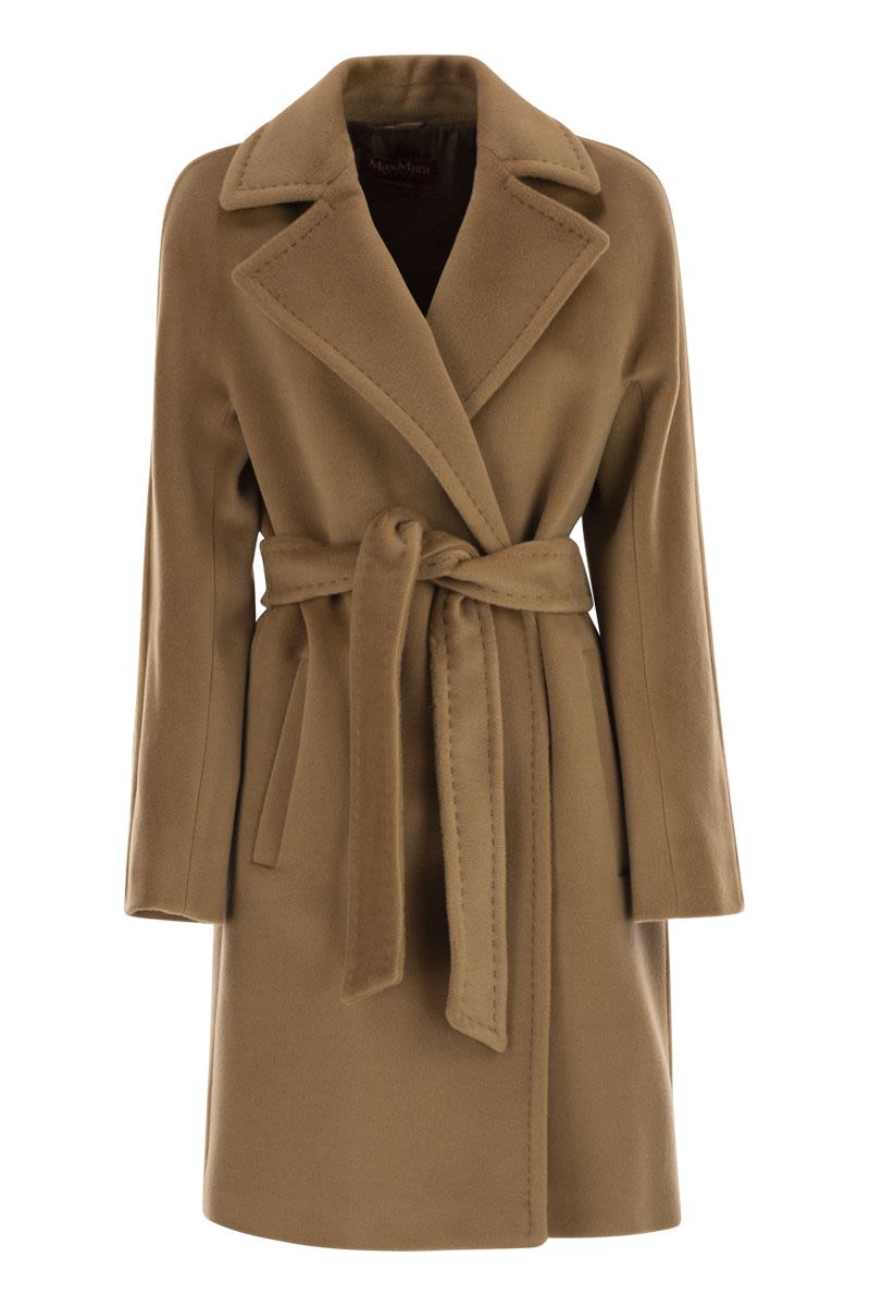 MAX MARA Wool Beaver Midi Dressing Gown Jacket