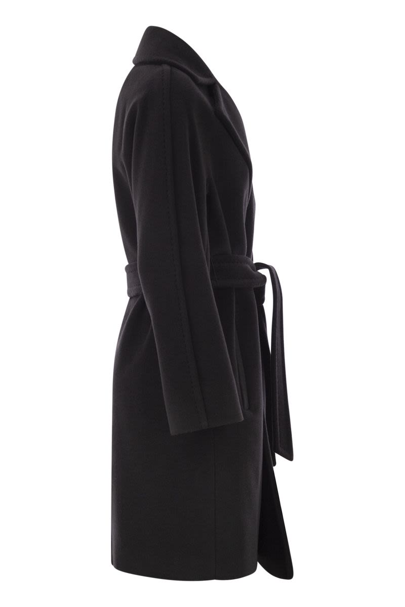 MAX MARA Luxurious Wool Beaver Dressing Gown - Midi Length