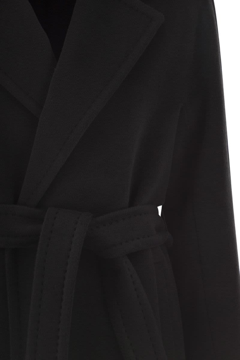 MAX MARA Luxurious Wool Beaver Dressing Gown - Midi Length