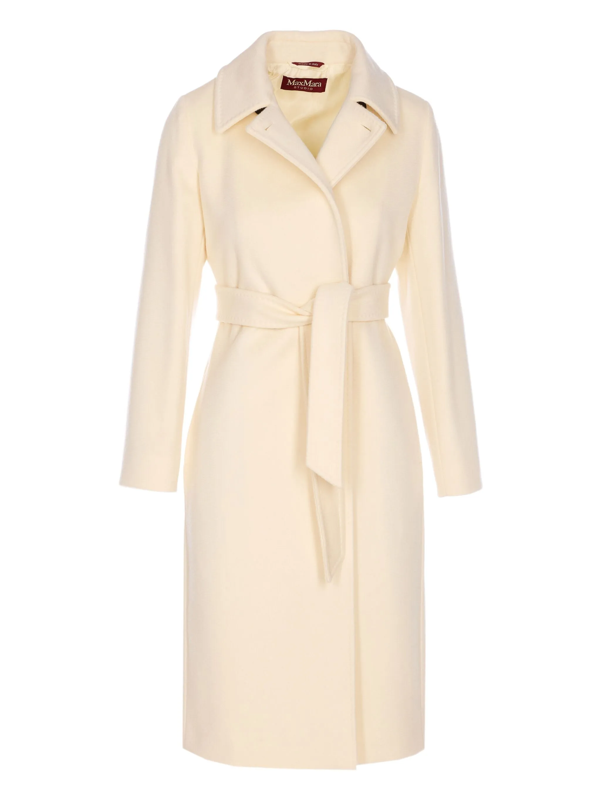 MAX MARA STUDIO Elegant Wool Dressing Gown Jacket in Mini Size