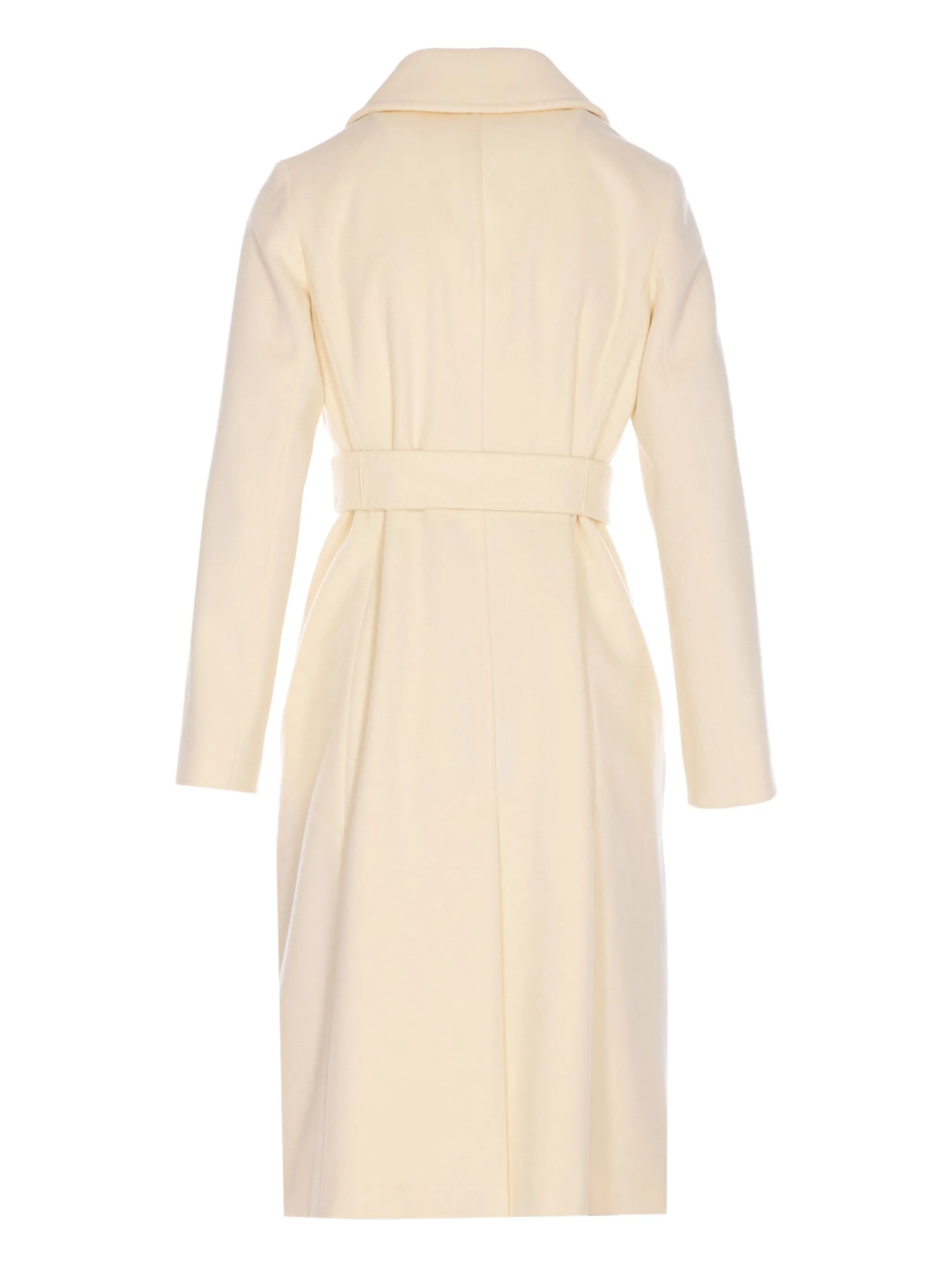 MAX MARA STUDIO Elegant Wool Dressing Gown Jacket in Mini Size