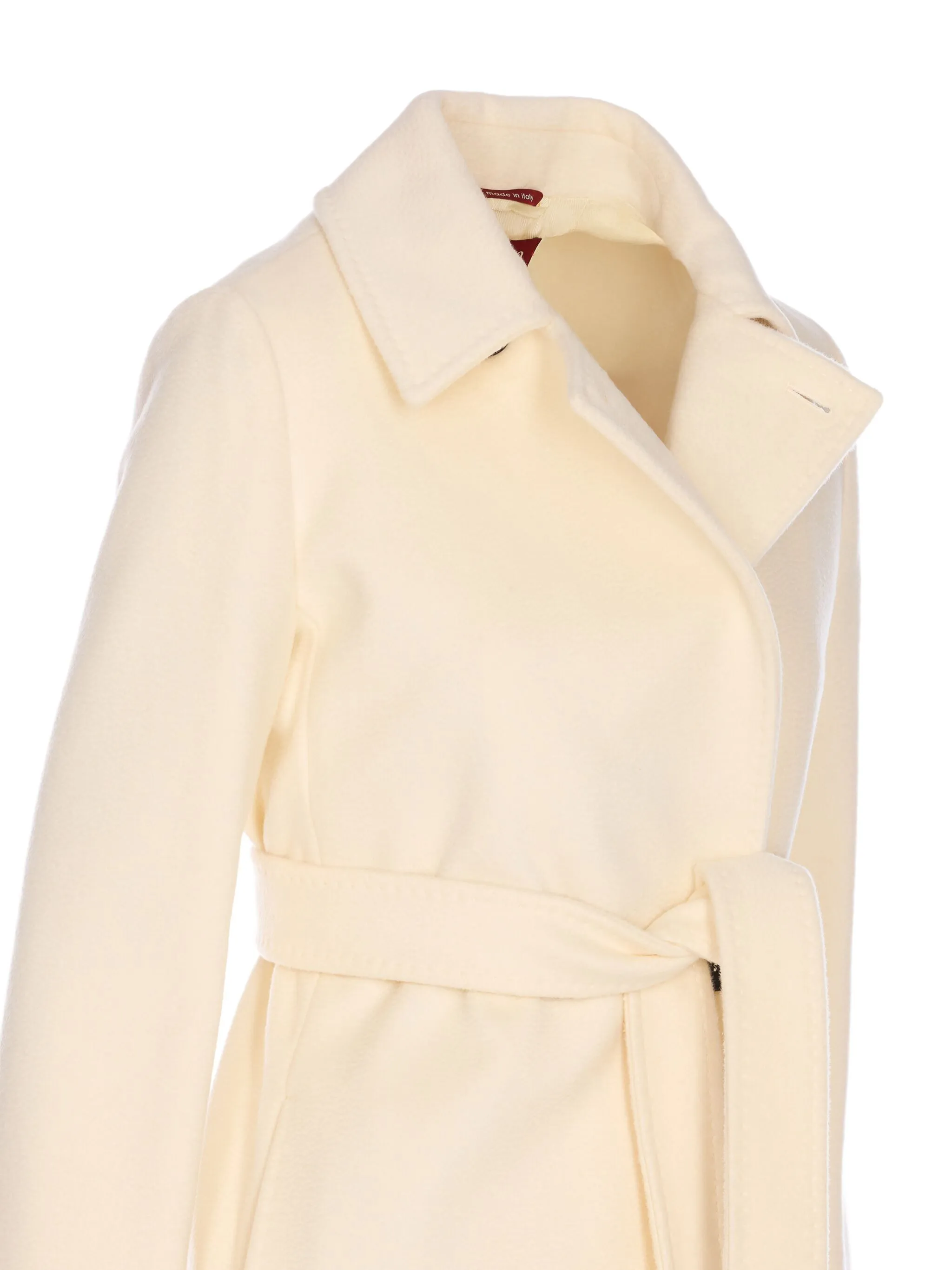 MAX MARA STUDIO Elegant Wool Dressing Gown Jacket in Mini Size