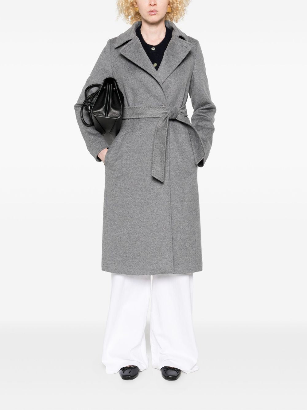 MAX MARA STUDIO Chic Wool Dressing Gown Jacket