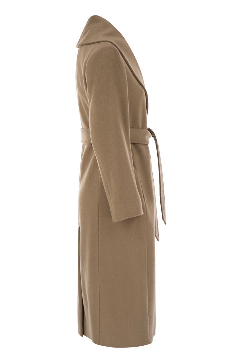 MAX MARA Wool Drap Long Dressing Gown Jacket
