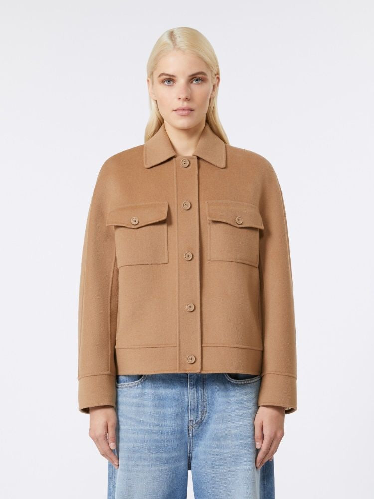 MAX MARA STUDIO Elegant Women’s Fiero Jacket in Camel